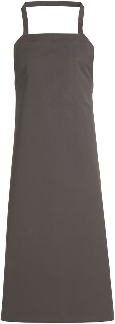 Kentaur Extra wide bib apron 31502-101 - Charcoal - UNI