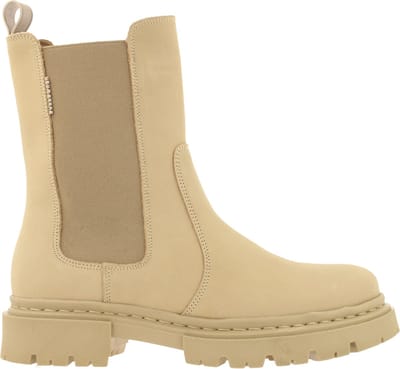 Bullboxer - Chelsea Boot - Female - Beige/Taupe - 40 - Laarzen