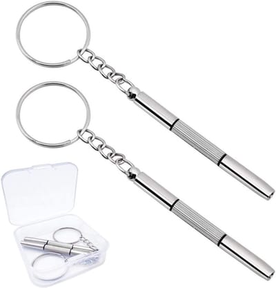 Handige 3-in-1 Mini Schroevendraaier Set voor Sleutelhanger, Ideaal voor Brillen, Horloges en Mobiele Telefoons