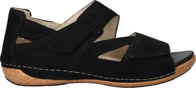 Dames Sandalen Waldlaufer 342025-191-001 Heliett Zwart - Maat 4