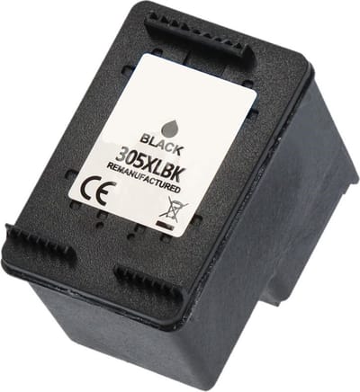 Huismerk geschikt voor HP 305XL Inktcartridge Zwart - Geschikt voor DeskJet 2710 - 2720 - 2724 - Envy 6010 - 6020 - 6032 - 6420
