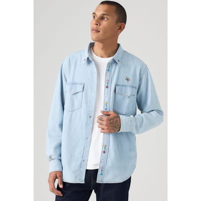 Levi's Relaxed Fit Western Shirt Taglia: M | Camicie Casual Outlet | Uomo