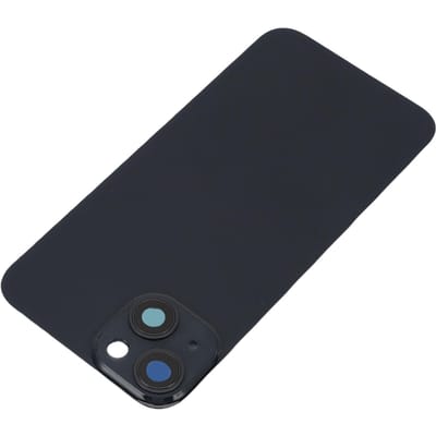 Achterkant Glas Cover Vervanging voor 14 Telefoon Achterkant Cover Camera Lens Frame en Zelfklevende Reparatieset black