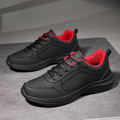 Sneakers Heren Casual Schoenen Comfortabel Lichtgewicht Nieuwe Heren Hoge Kwaliteit Hardloopschoenen Outdoor Waterdicht Leer Sportschoenen 40 gray
