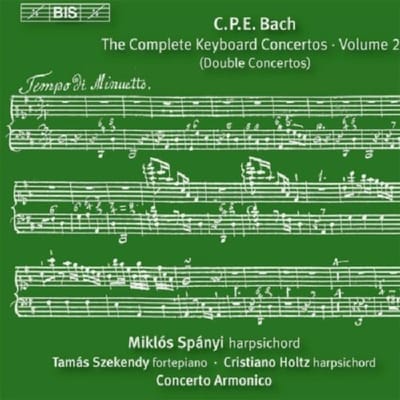 Miklós Spányi, Tamás Szekendy, Cristiano Holtz, Concerto Armonico - C.P.E. Bach: Keyboard Concertos, Volume 20 (CD)