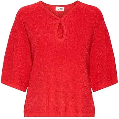 Ichi IHCODY SS2 Dames Trui - Racing Red
