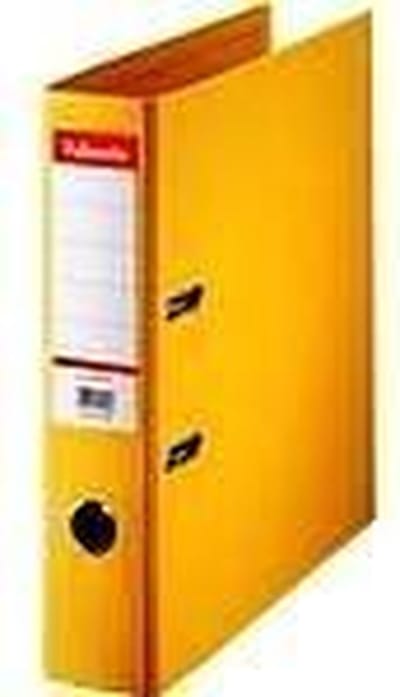 Esselte Ordner Basic 75 mm geel