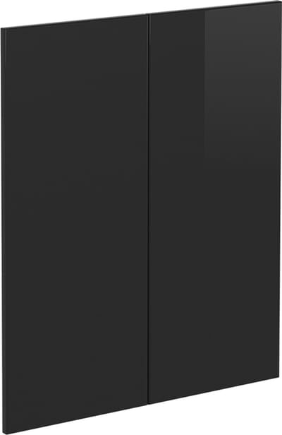 Vicco R-Line Keukenfront – 59.2 x 71.3 cm meubelfront voor de onderkast Zwart hoogglans