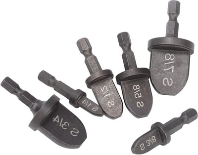Expander Set voor Stalen Buizen, 6 Stuks, Hexagon Grip, Diverse Maten voor Airconditioning en Koperbuizen