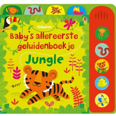 Baby's Allereerste Geluidenboekje Jungle