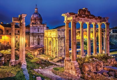 Fotobehang Roman Forum Rome | XL - 208cm x 146cm | 130g/m2 Vlies