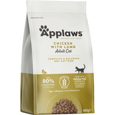 Applaws Adult Kip met Lam Droog Kattenvoer - 400 g