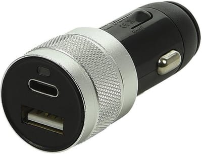 Proplus Usb Autolader Type A + C Zwart 12v/24v 4,5 Cm