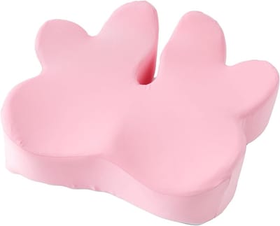 Kussen voor pijnverlichting bij het stuitje, groot zitkussen voor pijnverlichting bij het stuitje, ideaal als aambeienkussen en donutkussen met twee verwisselbare en wasbare hoezen