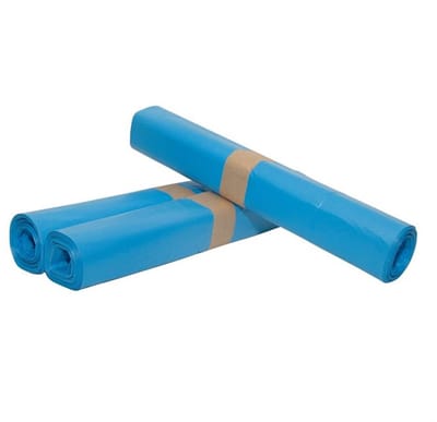 HDPE zakken 70x110cm T30 blauw 15 tol a 20 stuks