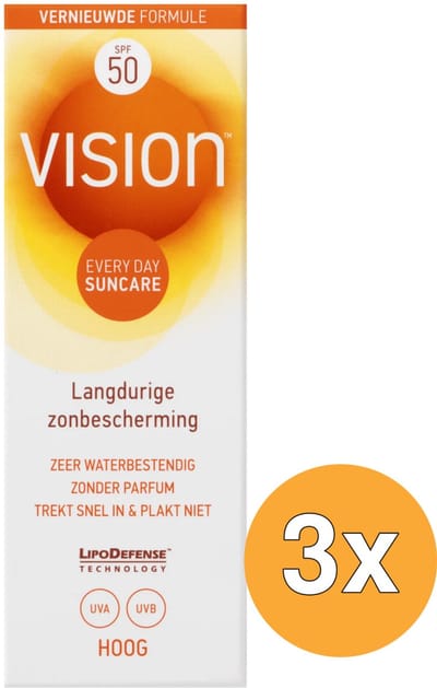 3x Vision Every Day Sun Protection SPF50 (45 ml)