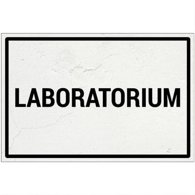 Laboratorium bord | Forex Re materiaal | 18 x 12 cm