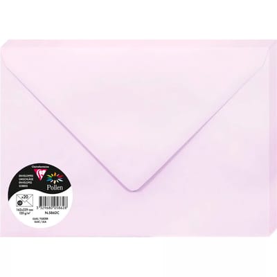 Stuifmeel van Clairefontaine enveloppe C5, lila