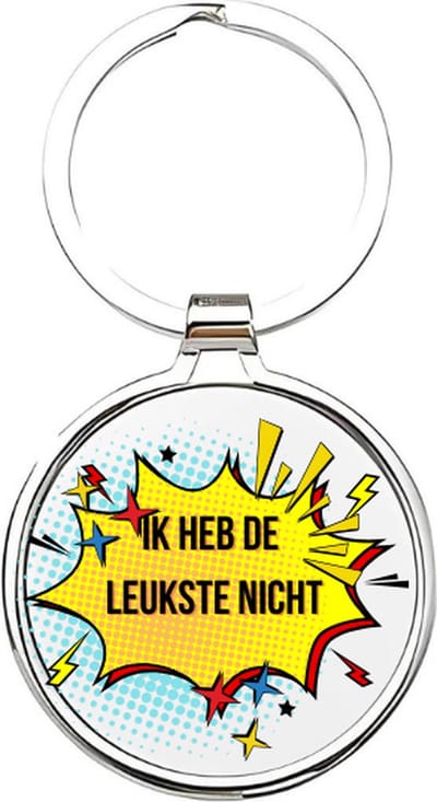 Akyol - Ik heb de leukste nicht Sleutelhanger - nicht - De leukste nicht - Nicht sleutelhanger - sleutelhanger - Sleutelhanger voor nichten - Familie sleutelhanger - verjaardagscadeautje - cadeau voor de liefste nicht - cousin - 4 x 7,5 CM