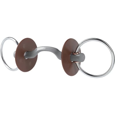 Beris Snaffle Thin Konnex 7.5 Cm Hard Paard Bit Zilver 130 mm