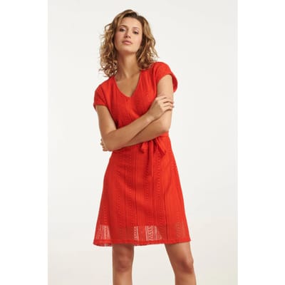 Smashed Lemon 25122 lace-achtige jurk |