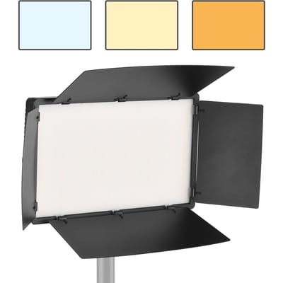 Andoer LED-800 LED-videolamp Professioneel fotografielichtpaneel 800 stuks heldere lichtkralen EU Plug zwart