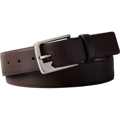 Calvin Klein Mono Frame Buckle Belt Dark Brown/pewter Taglia: 90 | Cinture Outlet | Uomo | Marrone