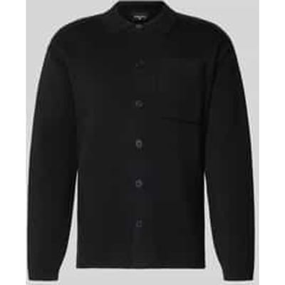 Regular fit poloshirt van een mix van katoen en wol, model 'AIDEN'