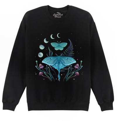 Vlinder Paddestoelen Luna And Emerald The Coloured House Sweater S