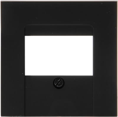 KOPP - Afdekplaat/Centraalplaat - Athenis HK07 - 3-voudig TAE of 2-voudig USB - Mat Zwart