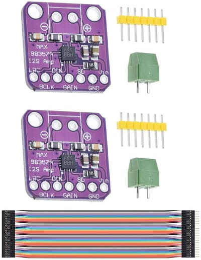 Dailygoody - I2S Mono Class D Amplifier Module - 3W Vermogen - Inclusief 20 Dupont Kabels - Ideaal voor Audio Projecten - Versterker - Compact en Effi.