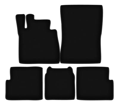 BASIC zwarte veloursmatten voor: Mercedes G W463 Long off-road (2008-2018)