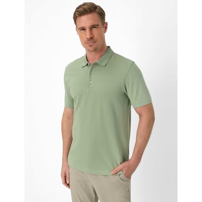 Brax Heren Poloshirt  Style PETE herb, groen, maat XXXL