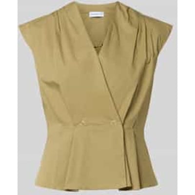 regular fit blouse met plooien model 'Bazar'