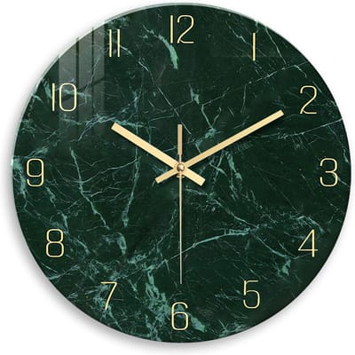 Haute Qualité Foncé Haute Qualité Vert Haute Qualité Marbre Haute Qualité Texture Haute Qualité Motif Haute Qualité Trempé Haute Qualité Verre (as the picture,12Inch) black