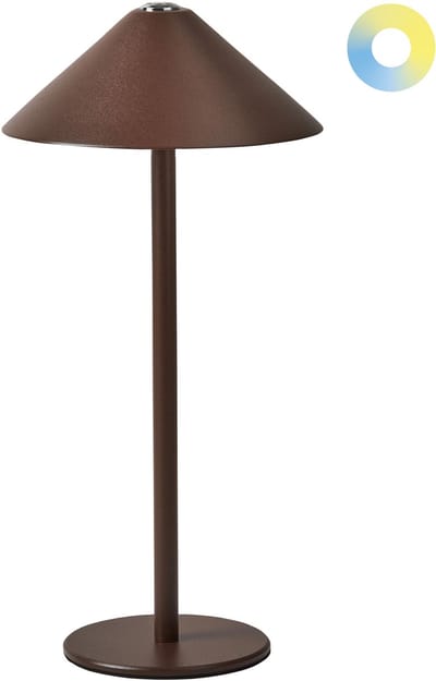 FRANCOLI - Tafellamp - Bruin - Aluminium