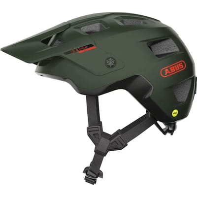 Fietshelm ABUS MODROP MIPS pine green S - 51-55 cm - groen - Geschikt voor gebruik op mountainbikes - 340 g