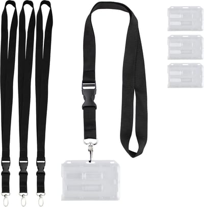 Kaarthouders Set - Beschermhoesjes - Veilig ID Tonen - Dubbele Kaart Capaciteit - 54 x 86 mm - Transparant