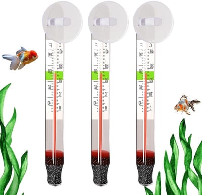 Nauwkeurige glazen aquariumthermometers voor tropische vissen, eenvoudig af te lezen en geschikt voor binnen en buitengebruik