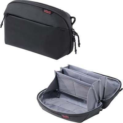 Ulanzi TRAKER BP06 - Compacte kabel Organiser Tas - Opbergtas voor Elektronica en Accessoires - Waterafstotende Kabel Organizer - 2 Liter inhoud - Zwart