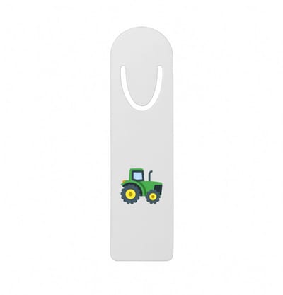 Hacebo® - Trekker metalen boekenlegger - Tractor - Boeren - Boerderij - voertuig Bladwijzer boekenleggers - 12.7 cm x 3.2cm