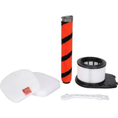 Rolborstel Filter Witte Katoen Reinigingsborstel Set voor Shark IZ300UK IZ320 Stofzuiger white
