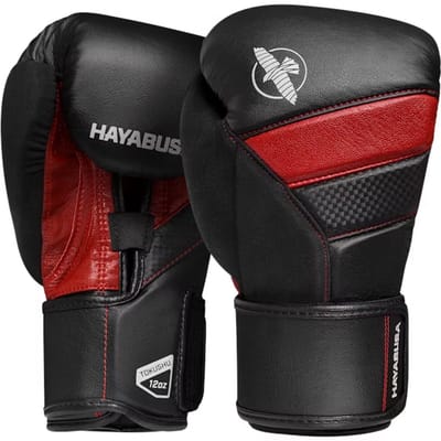 Hayabusa Bokshandschoenen T3 Zwart Rood - 10 OZ