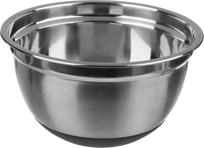 5Five Beslagkom/mengkom - RVS - met antislip - 2,5 Liter - Keuken - Serveerschalen / saladeschalen