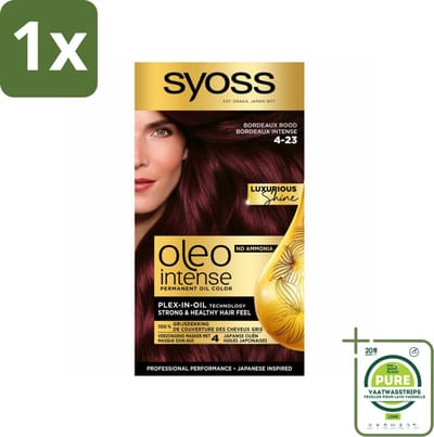 Syoss Oleo Intense - Haarverf - 4-23 - Bordeaux Rood - 115ml