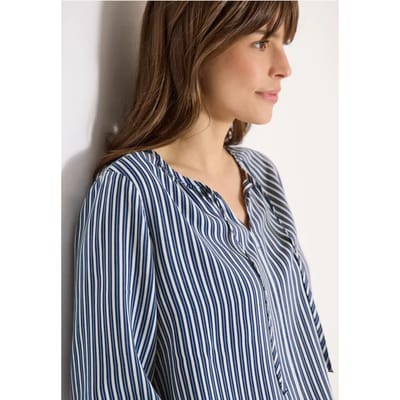 3/4 mouw blouse met gestreept patroon