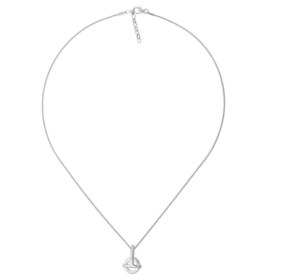 Orphelia Dames 925 Sterling Zilveren Ketting met Hanger - Zilver ZH-4385