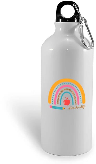 Hacebo® - Docent cadeau - waterfles - Meester en juffen cadeau - de beste leraar/lerares - verjaardagscadeau - verjaardag - cadeau - afscheidscadeau - geschenk - leuke cadeau - kado - gift - juffendag - meesterdag - water fles - 400ML