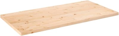 Houten Tafelblad - Tafelblad Vervangen - Meubels Maken - Massief Grenenhout - 100x50x2.5 cm - Natuurlijk