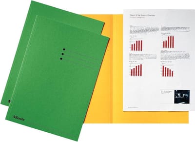 INLEGMAP ESSELTE KARTON GROEN